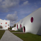 Illustration for article titled Technicolor Bullet Holes Make This the Perfect Home for Olympic Shooting